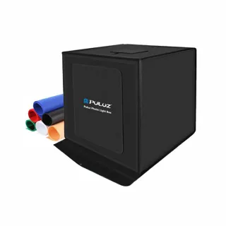 【PULUZ 胖牛】LED 攝影棚-40cm(LED調光+六色背景)