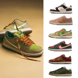 【NIKE 耐吉】運動鞋 休閒鞋 DUNK LOW AIR FORCE 1 男鞋 女鞋 AF1 CNY 新年款 綠咖紅 多款(HJ4135-600&)