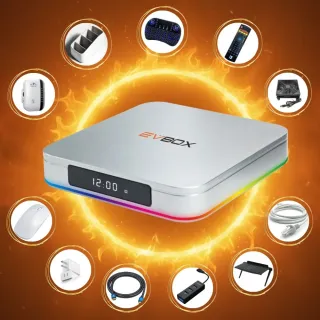 【EVBOX 易播】12MAX語音聲控電視盒(4+64G Android TV 旗艦機皇 8K機上盒 網路 AI智慧 數位 小雲 夢想盒子)