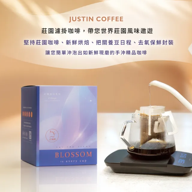 【JC咖啡】莊園濾掛咖啡-哥斯大黎加 里瓦斯人處理廠 黑蜜x1盒│淺中焙(10gx10包/盒;去氧設備包裝)