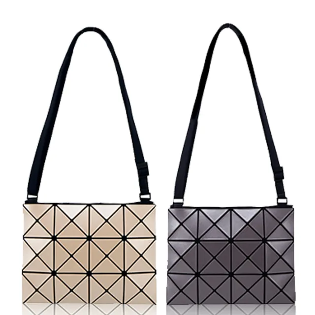【ISSEY MIYAKE 三宅一生】LUCENT 3X4金屬感啞光小斜背(多色選)