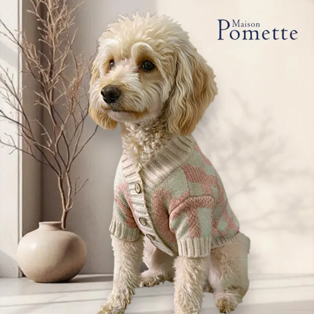 【Maison Pomette】格紋暖心毛衣 狗狗衣服 M-XL(瑪頌·波美特)