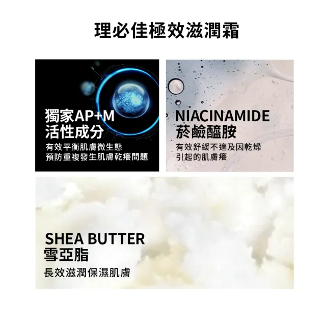 【理膚寶水】新生兒必備★滋潤禮盒組(理必佳滋潤霜400ml/彌月禮/滿月禮/嬰兒/尿布/奶粉)