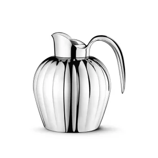 【Georg Jensen 官方旗艦店】BERNADOTTE 王子保溫壺 0.8 L(鏡面拋光不鏽鋼)