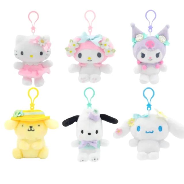 【SANRIO 三麗鷗】吊飾 大耳狗 美樂蒂 酷洛米 吊飾 帕恰狗 凱蒂貓 Kitty鑰匙圈(送禮閨蜜生日聖誕交換禮物)
