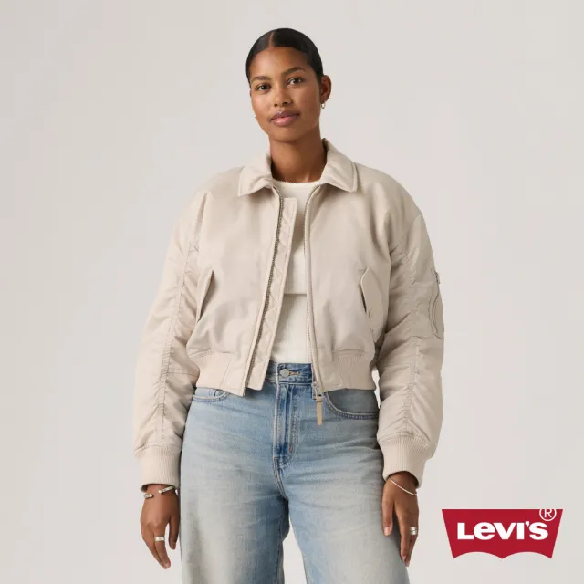 【LEVIS】短版 休閒外套 女生上衣 熱賣單品 005AQ-0002