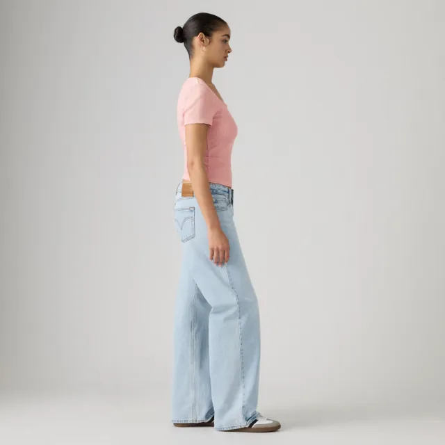 【LEVIS】Loose 低腰 寬鬆 牛仔褲 女生牛仔褲 人氣新品 A5566-0043