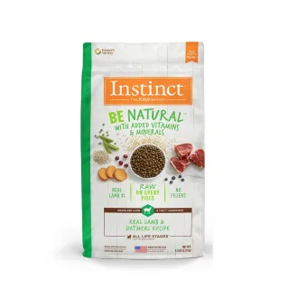 【Instinct 原點】天然羊肉燕麥全犬配方4.5lb(WDJ 狗飼料 全齡適用)