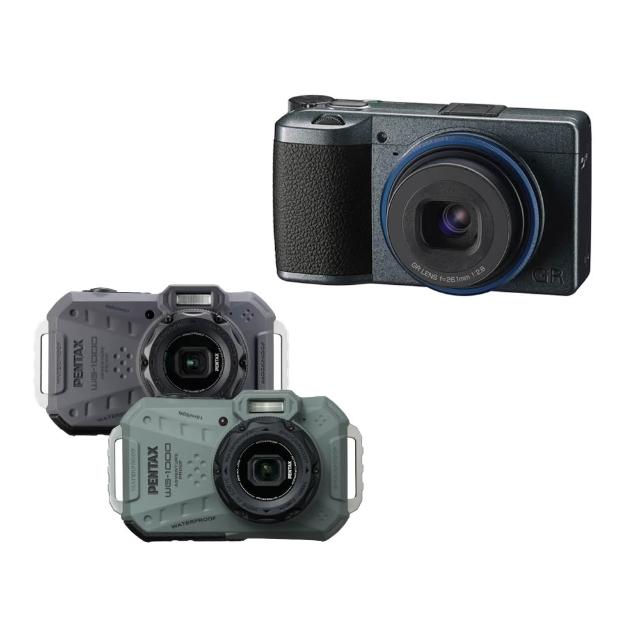 【RICOH】GRIIIx 海神藍標準版+PENTAX WG-1000工業級防水相機(公司貨)