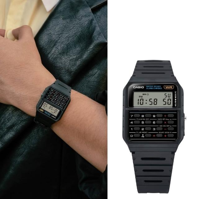 【CASIO 卡西歐】計算機功能電子錶(CA-53W-1)