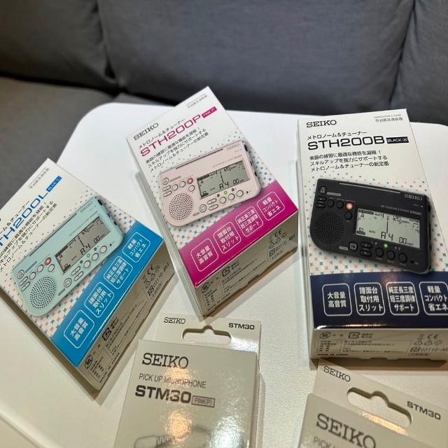 【SEIKO 精工】節拍器 調音器 STH200+STM30 套裝(SEIKO 精工 調音節拍器/拾音夾 日本直送)