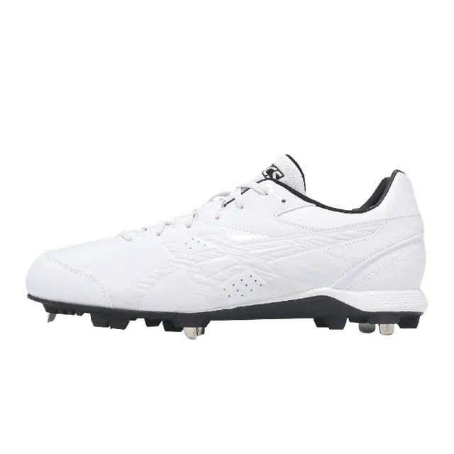 【asics 亞瑟士】棒球鞋 Neorevive 4 WHT 2E 寬楦 男鞋 白 釘鞋 壘球鞋 亞瑟士(1123A039110)