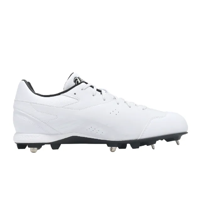 【asics 亞瑟士】棒球鞋 Neorevive 4 WHT 2E 寬楦 男鞋 白 釘鞋 壘球鞋 亞瑟士(1123A039110)