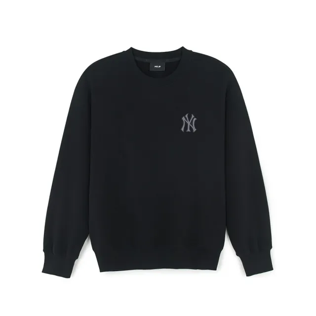 【MLB】背後大Logo設計 長袖大學T Monogram系列 紐約洋基隊(3AMTM0854-50BKS)