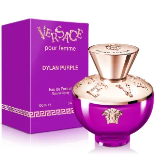 【VERSACE 凡賽斯】狄倫紫女性淡香精100ml(專櫃公司貨)