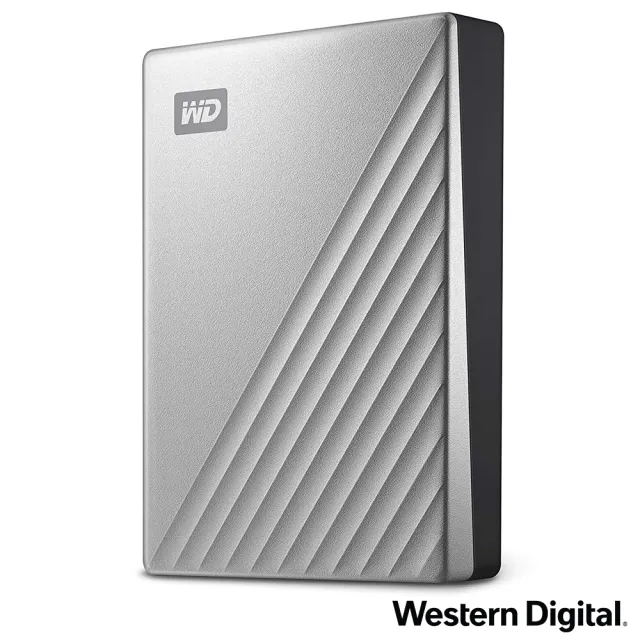 【WD】My Passport Ultra for Mac 4TB Type-C 2.5吋 行動硬碟 銀