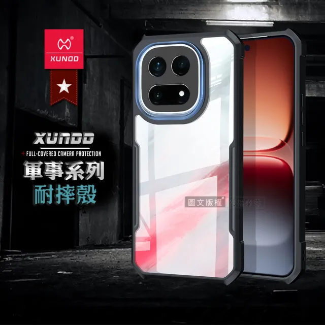 【XUNDD 訊迪】iQOO 15 軍事防摔 鏡頭全包覆 清透保護殼 手機殼-夜幕黑