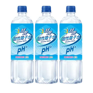 【舒跑xmomo聯名】鹼性離子水+PLUS 850mlx3箱(共60入;官方直營)  (TQF微笑標章)