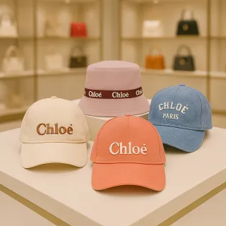 【Chloe’ 蔻依】經典品牌LOGO棒球帽/漁夫帽/毛帽/圍巾(多款選)