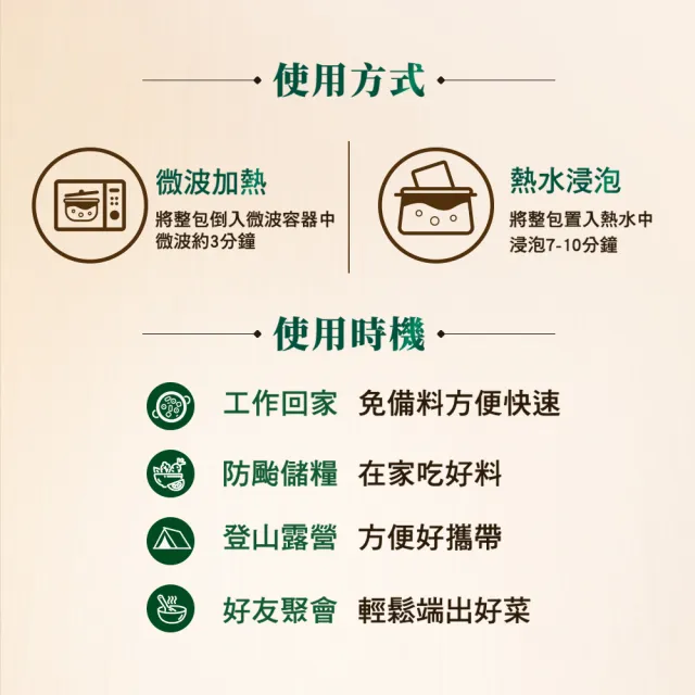 【得意的一天】滴料理-即饗私房菜系列3入+熬鮮湯x1入 口味任選(年菜推薦)