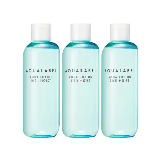 【AQUALABEL】水之印 健康浸透化妝水 220ml(滋潤款 3入組)