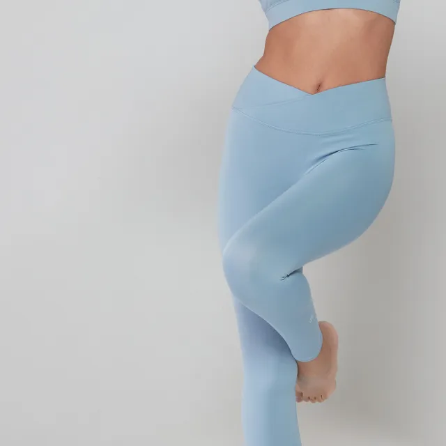 【VERVE】VERVE x KATIE｜Luxo™ 裸感交叉緊身褲(親膚、柔軟、裸感、透氣、高腰Leggings、瑜珈、皮拉提斯)