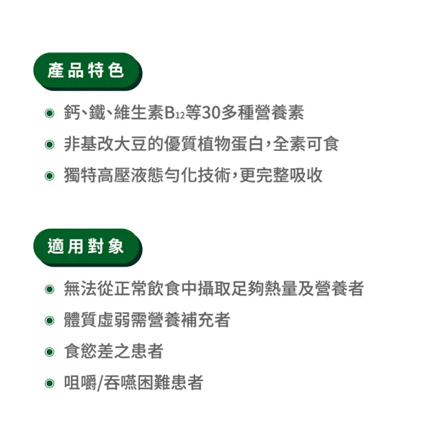 【桂格完膳】營養素植物蛋白配方250ml×24入x2箱