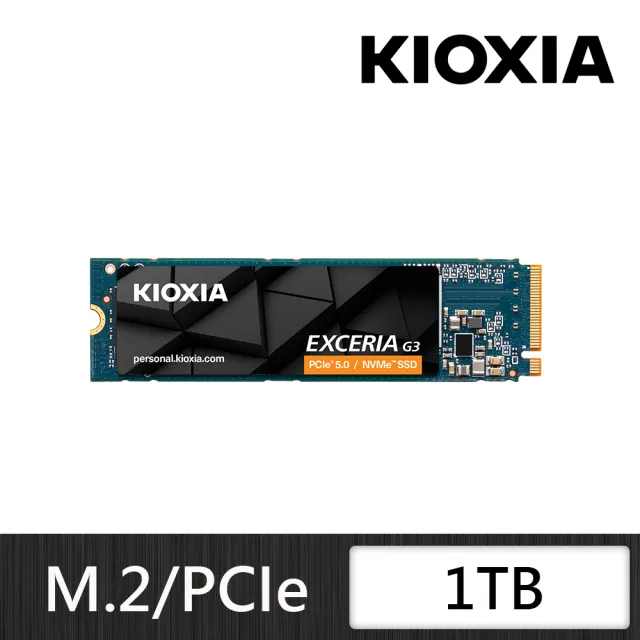 【KIOXIA  鎧俠】EXCERIA G3 1TB M.2 2280 PCIe NVMe SSD固態硬碟
