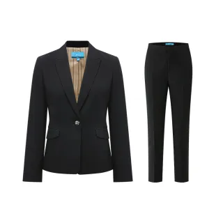 【G2000】商務防潑水防油防汙處理套裝外套-黑色(4121103399)