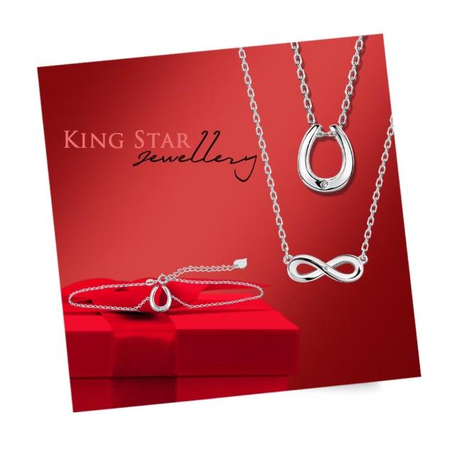 【King Star】天然鑽石項鍊x手鍊  (無色等級美鑽)