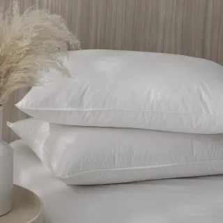 【HOYACASA  禾雅寢具】法國飯店羽絨枕/德國防螨天絲枕/獨立筒枕任選2入組(3070羽絨枕/物理防螨抗菌)