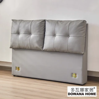 【多瓦娜】亞岱爾5尺皮床頭片-二色