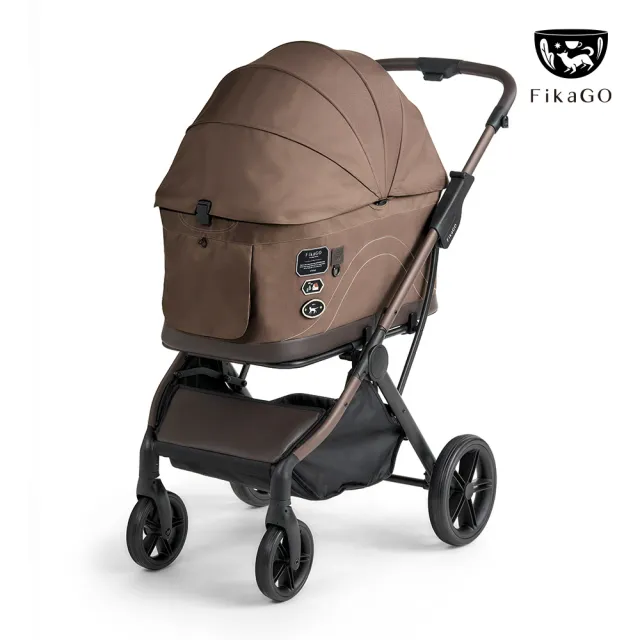 【FikaGO】北歐風分離式中大型寵物推車TOGGLE(一鍵收車 貓狗適用)