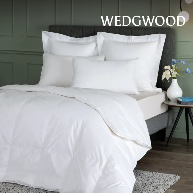 【WEDGWOOD】90%波蘭白鵝絨 抗菌羽絨舒眠被 冬被(雙人 180x210cm)