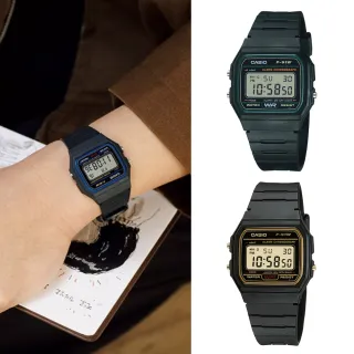 【CASIO 卡西歐】輕薄經典電子錶(F-91W)