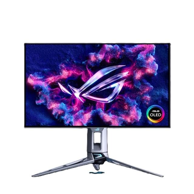 【ASUS 華碩】ROG Swift OLED PG27AQWP-W 27 吋 電競液晶螢幕 (雙模式2K 540Hz/ HD 720Hz/透明背板)