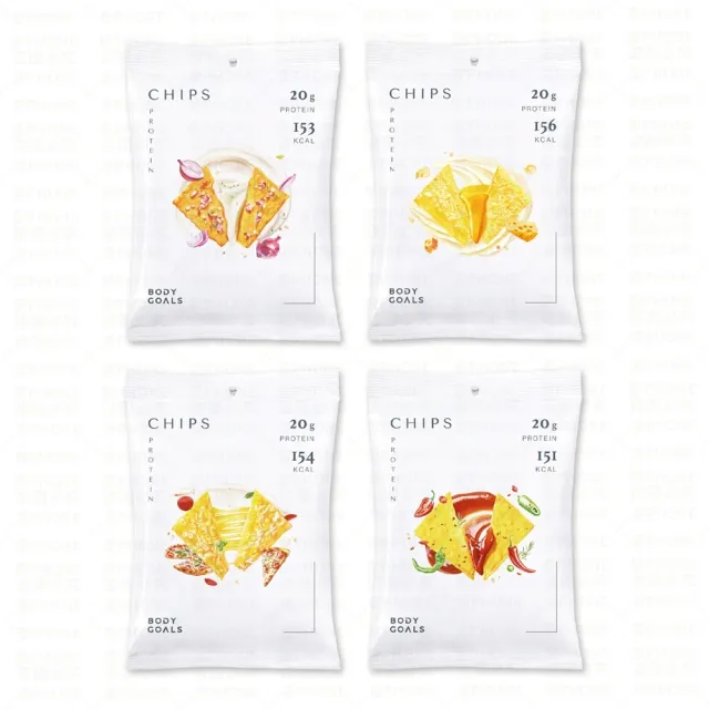 【愛Phone】Body Goals 高蛋白脆片(非油炸餅乾 健康零食 高蛋白 酸奶洋蔥 奶香起司 墨西哥紅椒 脆片)