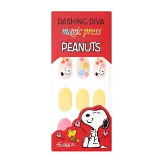 【DASHING DIVA】MAGICPRESS 頂級璀燦美甲片_塗鴉史努比(史奴比)