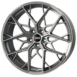 【旋壓輕量鋁圈】EP 175D 18吋鋁圈  8J ET40 5-112 亮灰 旋壓鋁圈  含裝 四入組(安托華)