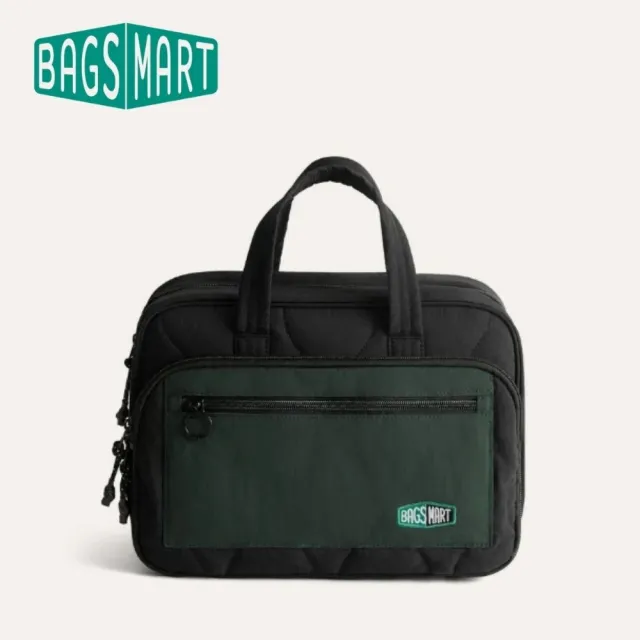 【BAGSMART】雙11 掛式旅行盥洗包(防水材質、大容量、多隔層)