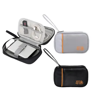 【Janyo】手提數碼配件收納包 3C線材整理包 行動電源收納包 旅行便攜收納袋(充電器/耳機/手機)