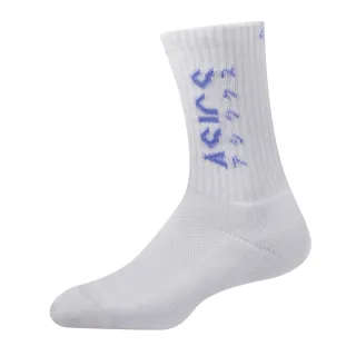 【asics 亞瑟士】中筒襪 男女中性款 訓練配件(3033C335-100)
