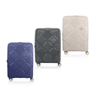 【AMERICAN TOURISTER 美國旅行者】25吋 INSTAGON 可擴充大容量輕量PP避震輪行李箱/旅行箱(多色可選)
