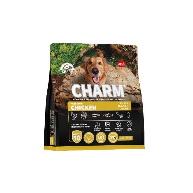 【CHARM 野性魅力】超能精華鮮雞犬1kg(十大超能精華、無穀、狗糧、狗飼料)