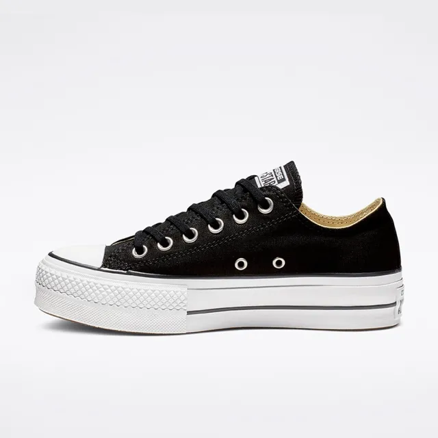 【CONVERSE】休閒鞋 女鞋 帆布鞋 低筒 厚底 CTAS LIFT OX 黑 560250C
