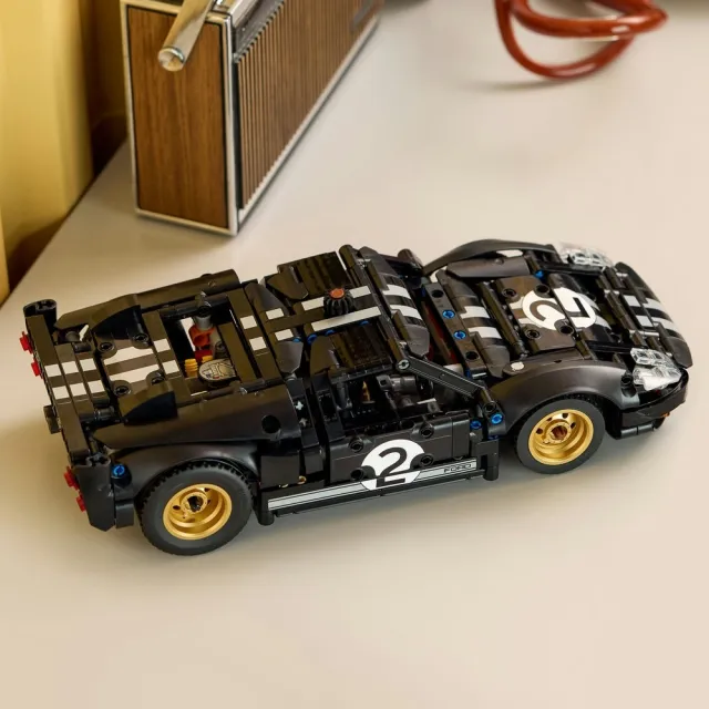 【LEGO 樂高】科技系列 42223 1966 Ford GT40 MKII 賽車(福特跑車 賽車模型 積木 玩具)