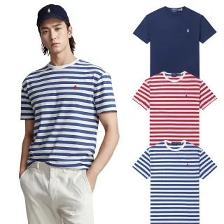 【RALPH LAUREN】RL POLO 經典刺繡小馬素面短袖T恤 上衣-多色選(平輸品/春夏必備/短T)