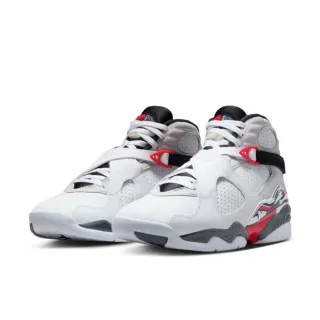 【NIKE 耐吉】Nike Air Jordan 8 Retro 白紅 緩震 兔巴哥 休閒鞋 運動鞋 男鞋 305381-100