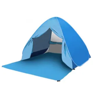 【isona】一般版門簾款 野餐帳篷 沙灘帳篷(快速帳篷 速開帳篷 簡易帳篷 兒童帳篷 戶外帳篷)