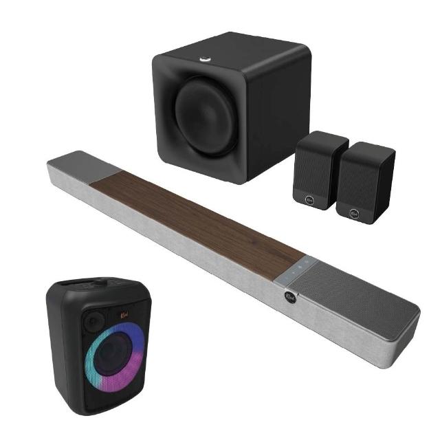 【Klipsch】Flexus 5.1.2聲道聲霸組木紋色款(Core 200+SURR 100+SUB 100)